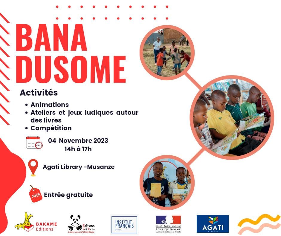 edbakame's tweet photo. 📚 Ce samedi sera rempli de livres et de plaisir lorsque nous rejoignons l'équipe de la bibliothèque @AgatiRwanda pour leur session de bibliothèque mobile du samedi💃
#kids #books #fun #rwanda #editionsbakame #editionspetitpanda #agatilibrary https://t.co/kpgcyfKuKs