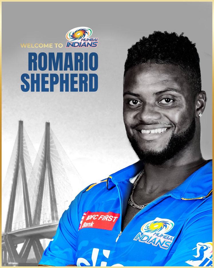 And the trades have begun. Here is the first one of IPL 2024. 

Romario Shepherd To The 5-Time Champs, Mumbai Indians. 

(Most Likely A Money Trade (no post yet from LSG so)) 

#MI #LSG #RomarioShepherd