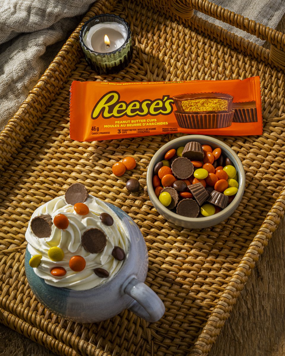 Whipped Cream with REESE'S Pieces and REESE'S Minis - the ultimate hot cocoa topping! ☕

What's your go-to hot cocoa topping?

#Reeses #ReesesCanada #HotCocoa #FallDrink #ReesesPieces #PeanutButtercups #EveningSnack #UnwindWithReeses