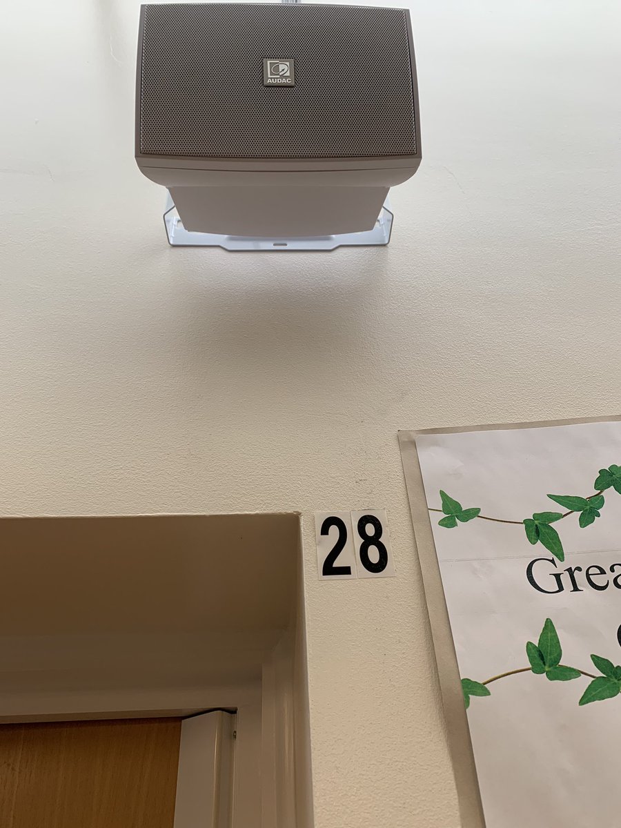 RiverAudioGlos's tweet photo. Very pleased with the new Cloud &amp; Audac PA system installed at St John’s Catholic Primary School in Gravesend. Over 60 classrooms and offices all able to enjoy background music and announcements across 10 zones and with programmed chimes to indicate break and lunch times etc. https://t.co/IYPxJoA3Ly