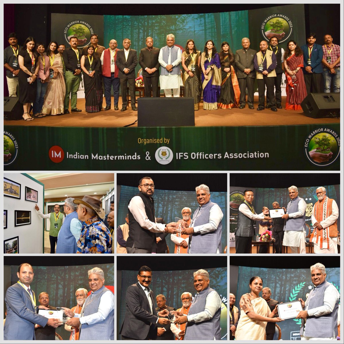 Distributed the Eco-Warrior Awards 2023 to Indian Forest Service officials today in New Delhi today. Forest personnel in India protect some of the world’s most valuable ecosystems and the last refuges of various threatened species. It is truly a measure of passionate…