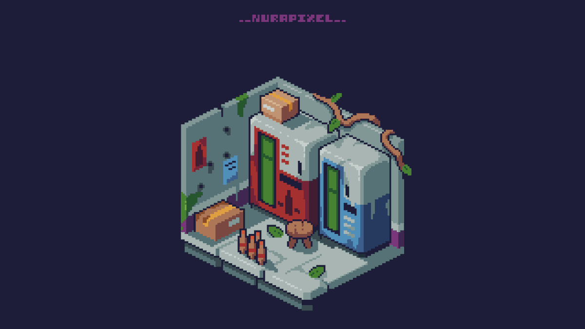 NuraPixel's tweet photo. Posting my older Isometric Pixel Art as well https://t.co/Kf427UX6GL