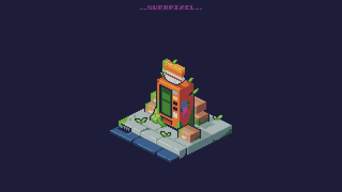 NuraPixel's tweet photo. Posting my older Isometric Pixel Art as well https://t.co/Kf427UX6GL