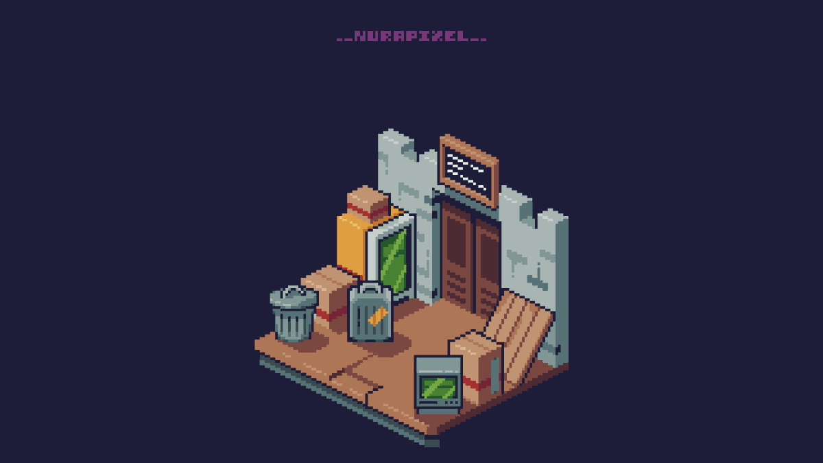 NuraPixel's tweet photo. Posting my older Isometric Pixel Art as well https://t.co/Kf427UX6GL