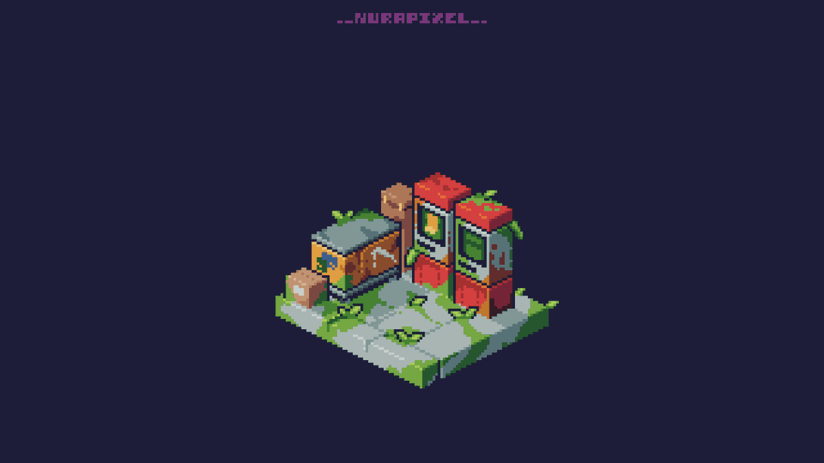 NuraPixel's tweet photo. Posting my older Isometric Pixel Art as well https://t.co/Kf427UX6GL