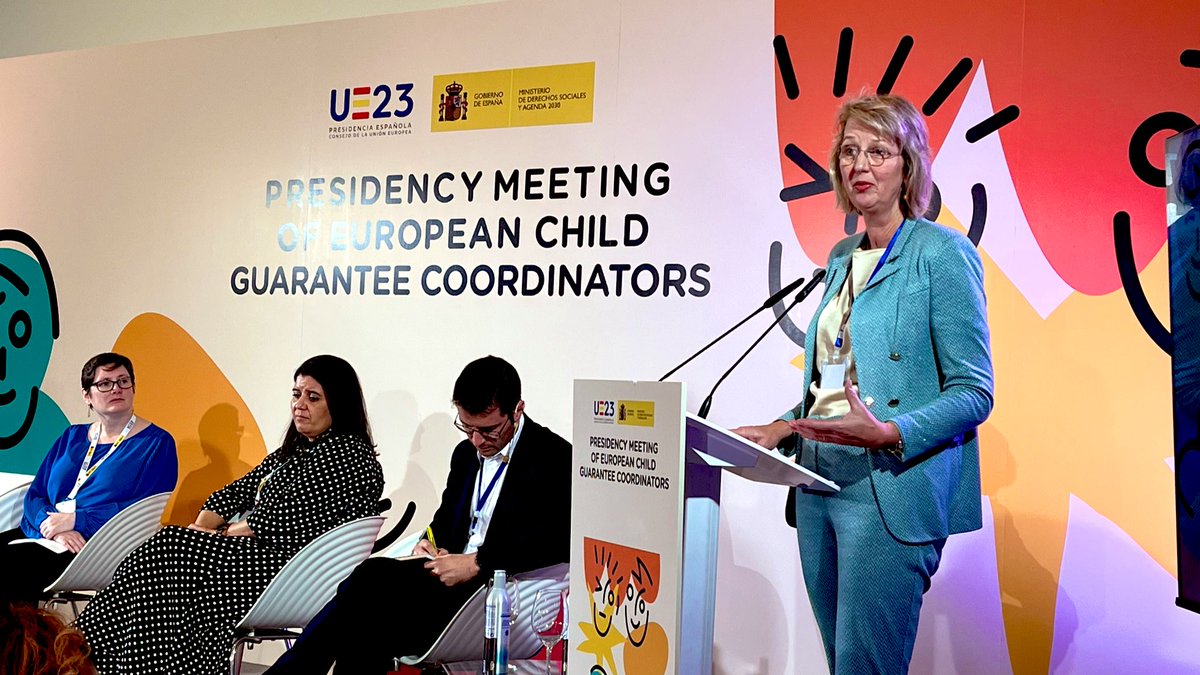 . <a href="/MiekeSchuurman1/">Mieke Schuurman</a> shares at @eu2023es event on #ChildGuarantee how our #childparticipation strategy ensures children are involved in our work on different levels.

Meet the National Eurochild Forums and the Eurochild Children’s Council:

eurochild.org/child-particip…