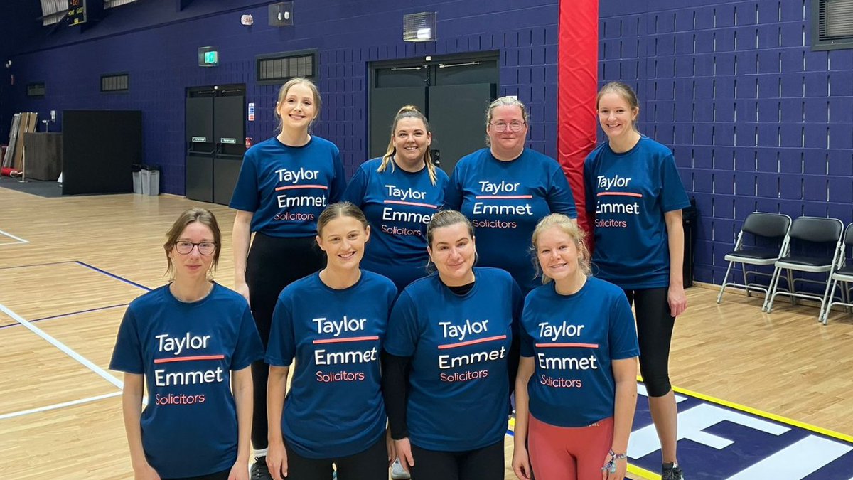 TaylorEmmet's tweet photo. Our team had a great time using their volunteer days to enter the Support Dogs Charity netball tournament yesterday. Finishing a respectable 6th place. It is always a pleasure to support our charity partners. https://t.co/SeDIzac5Vz