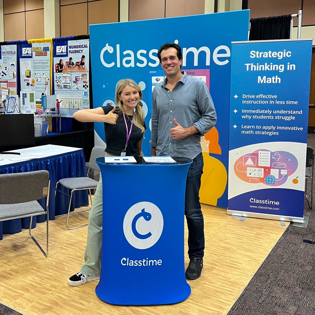 We are looking forward to sharing Strategic Thinking in Math with all of the educators at the #CMCMath conference this weekend! Don't forget to visit us at booth 419. #Classtime @CAMathCouncil