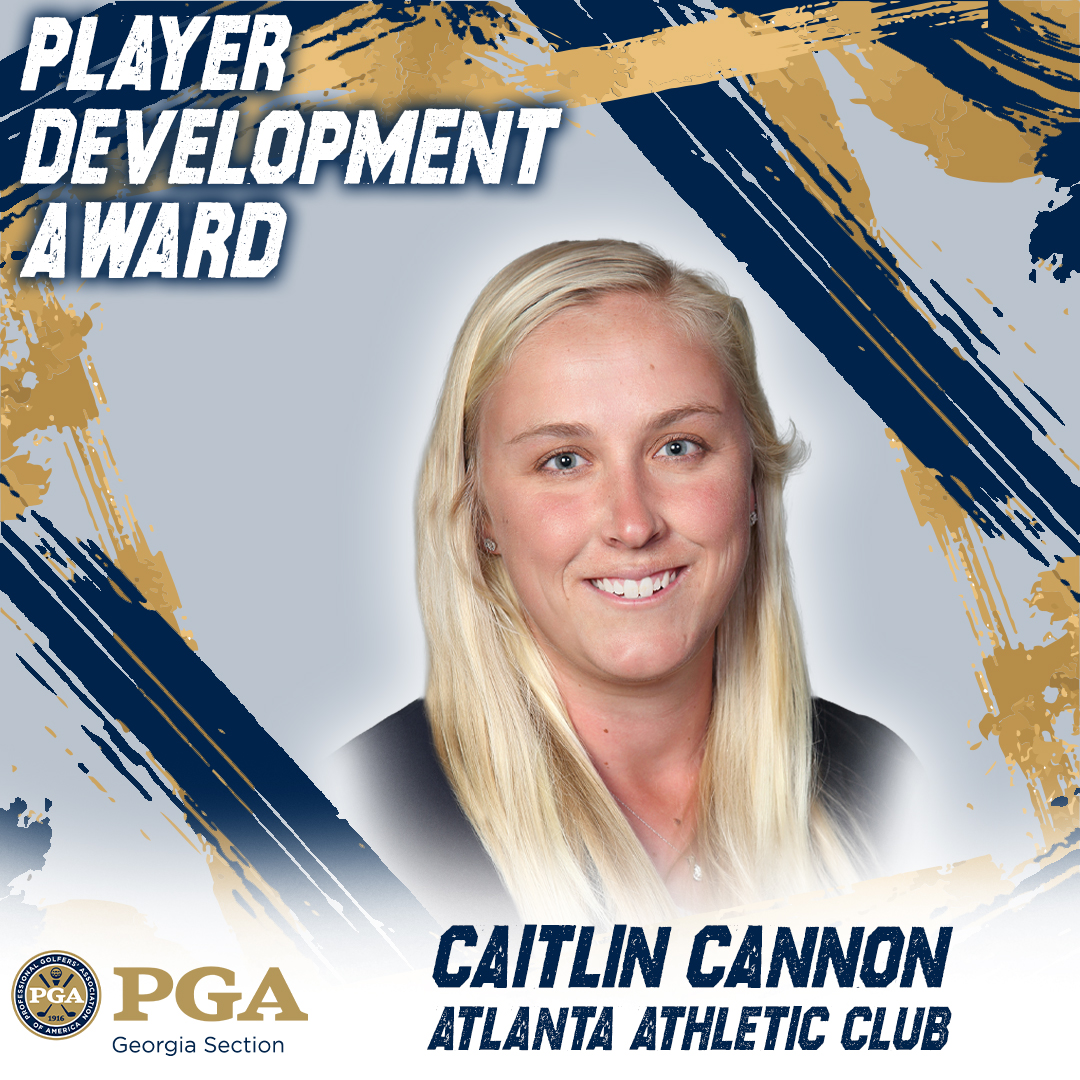 Today we recognize Caitlin Cannon, PGA Teaching Professional <a href="/atlantaathclub/">Atlanta Athletic Club</a> as she is the recipient of this years Player Development Award! Congratulations!

For more information on the award visit georgiapga.com/awards/section
