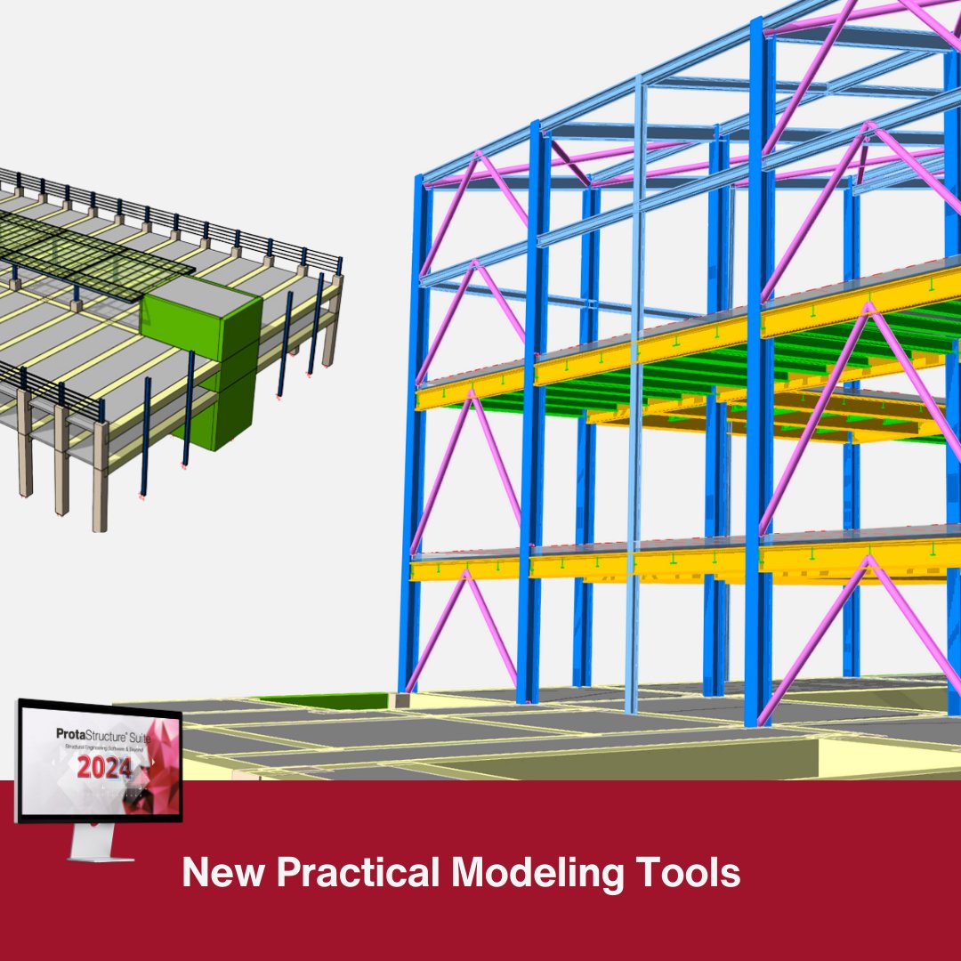 ProtaSoftware's tweet image. Step into the future with #ProtaStructureSuite2024 🚀! Unlock new levels of #StructuralDesign with our latest #ModelingTools and #BIMIntegration. Get ahead with #ProtaSoftware and save 30% now! 🏗️ #EngineeringExcellence awaits. protasoftware.com/news/get-ready…
