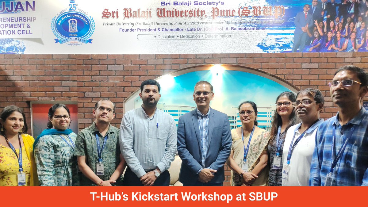 THubHyd's tweet photo. #THub, as part of #Kickstart engagement with partner university SBUP, organised an Entrepreneur-in-Residence (EIR) talk for the #students!

#KickstartProgram #EIRTalk #StudentEngagement #BusinessSolutions #SBUP https://t.co/QoxhiEIQmJ