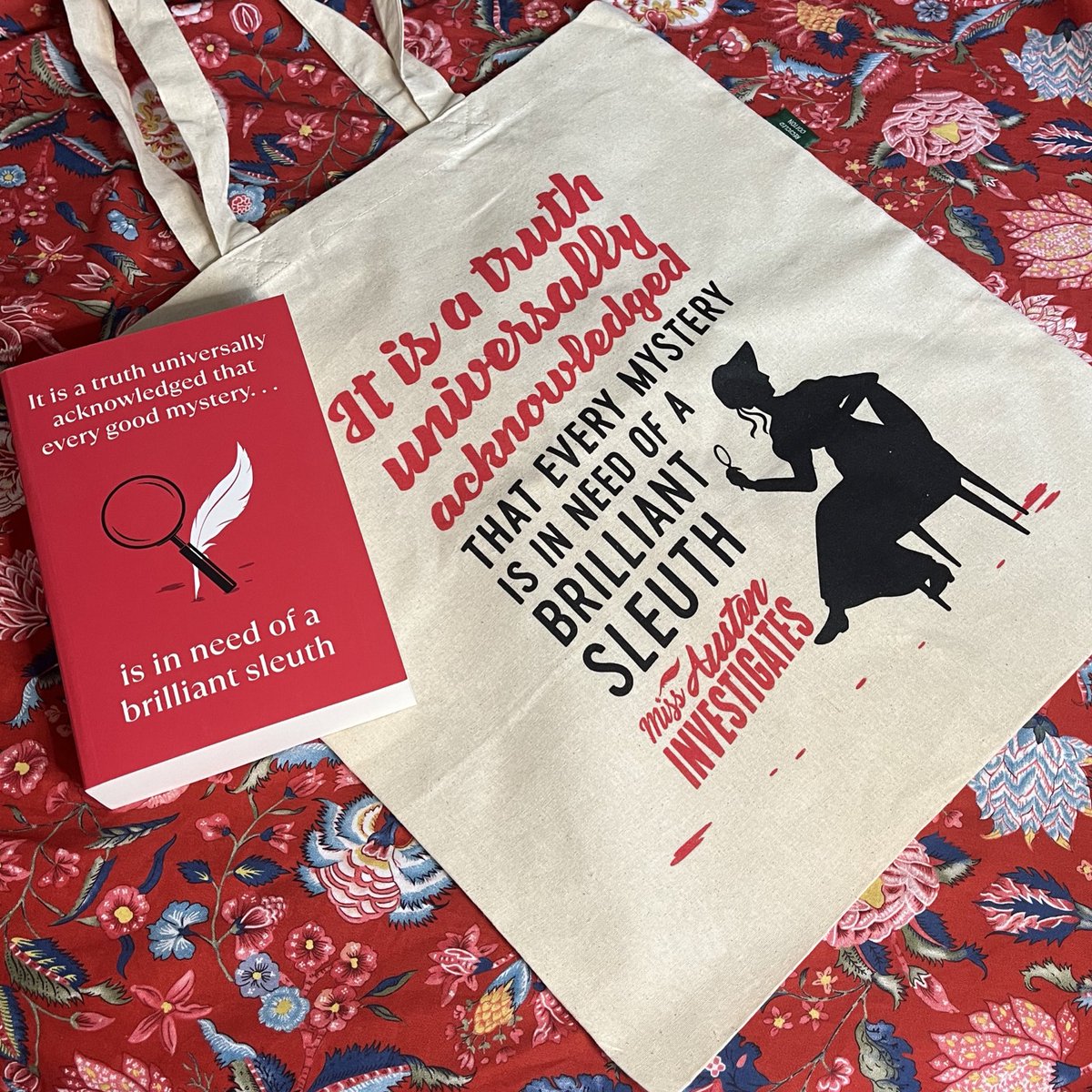 👒🪶 GIVEAWAY 🔍🥰 By the magic of Austen, I have a  #MissAustenInvestigates proof & tote for one lucky winner! To enter, follow, like and RT this post. UK only please. Ends midnight 5th Nov, and winner will be chosen and announced next day. Good luck! #giveaway #BookTwitter