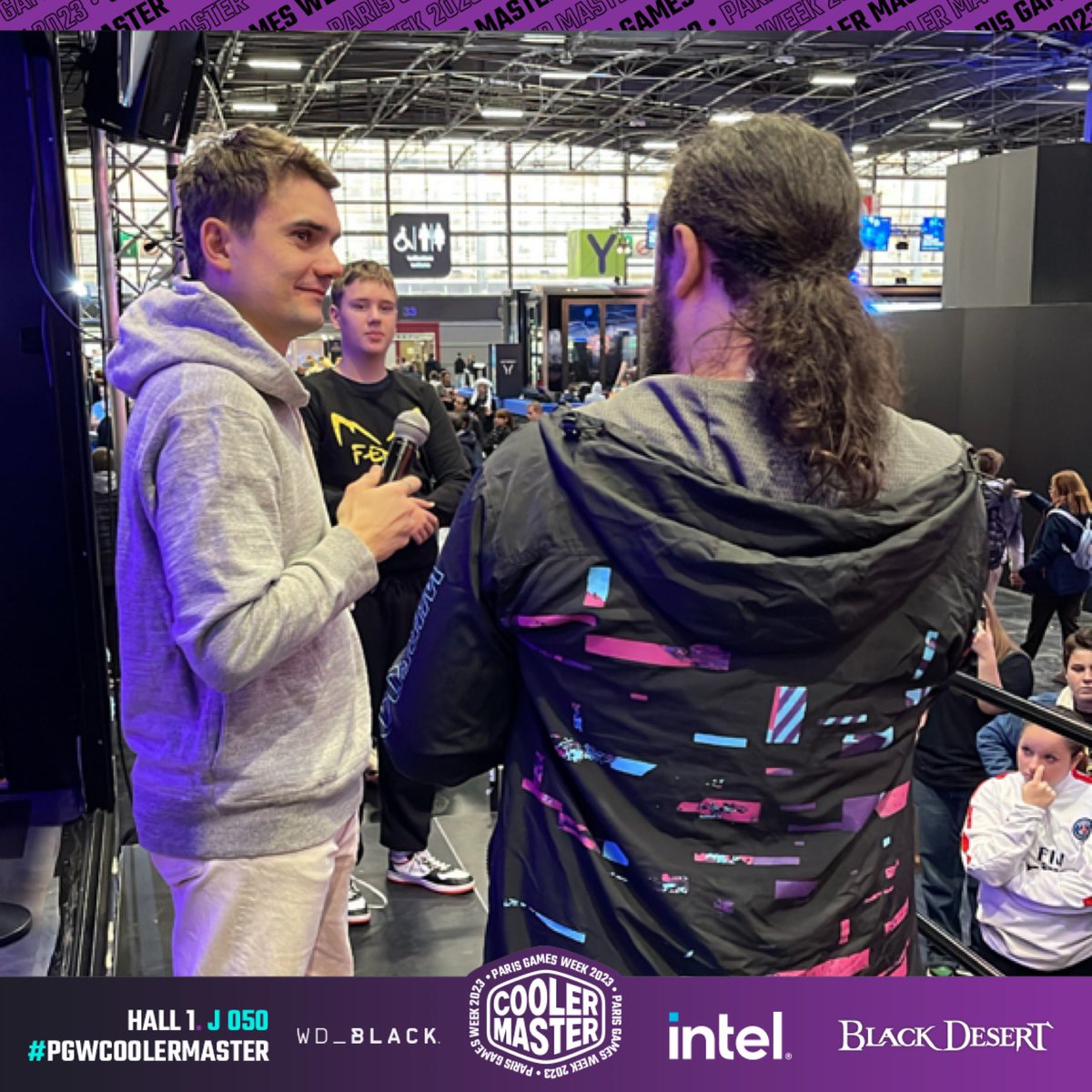 L’ami <a href="/WisethugTV/">Wise</a> est sur notre stand #PGWCoolerMaster, et c’est <a href="/IntelFrance/">Intel France</a> qui régale ! 🔥

#PGW #PGW2023