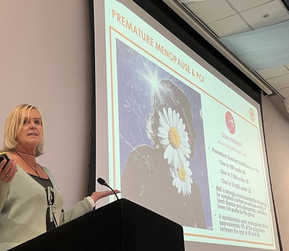 It's been an absolute privilege to see our clinical lead <a href="/ChristienBird/">Christien Bird</a> speak to a packed room of physio's at <a href="/ThePOGP/">POGP</a> conference today, presenting menopause &amp; the role of physiotherapy 💪 Who's going to win our raffle prize?🙌 #POGPYork2023