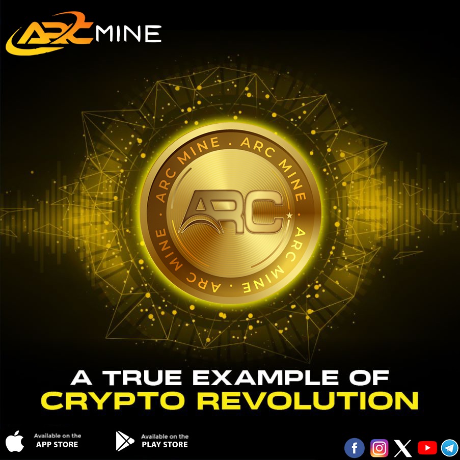 ArcMineofficial's tweet photo. "Witness the crypto revolution firsthand at ARC Mine – where innovation meets opportunity! 🚀✨ ARC Mine is reshaping the future of cryptocurrency mining, setting an example for the next generation of digital assets. Join the revolution! 
#CryptoRevolution #ARCMineInnovation https://t.co/5CoSo9QI5K