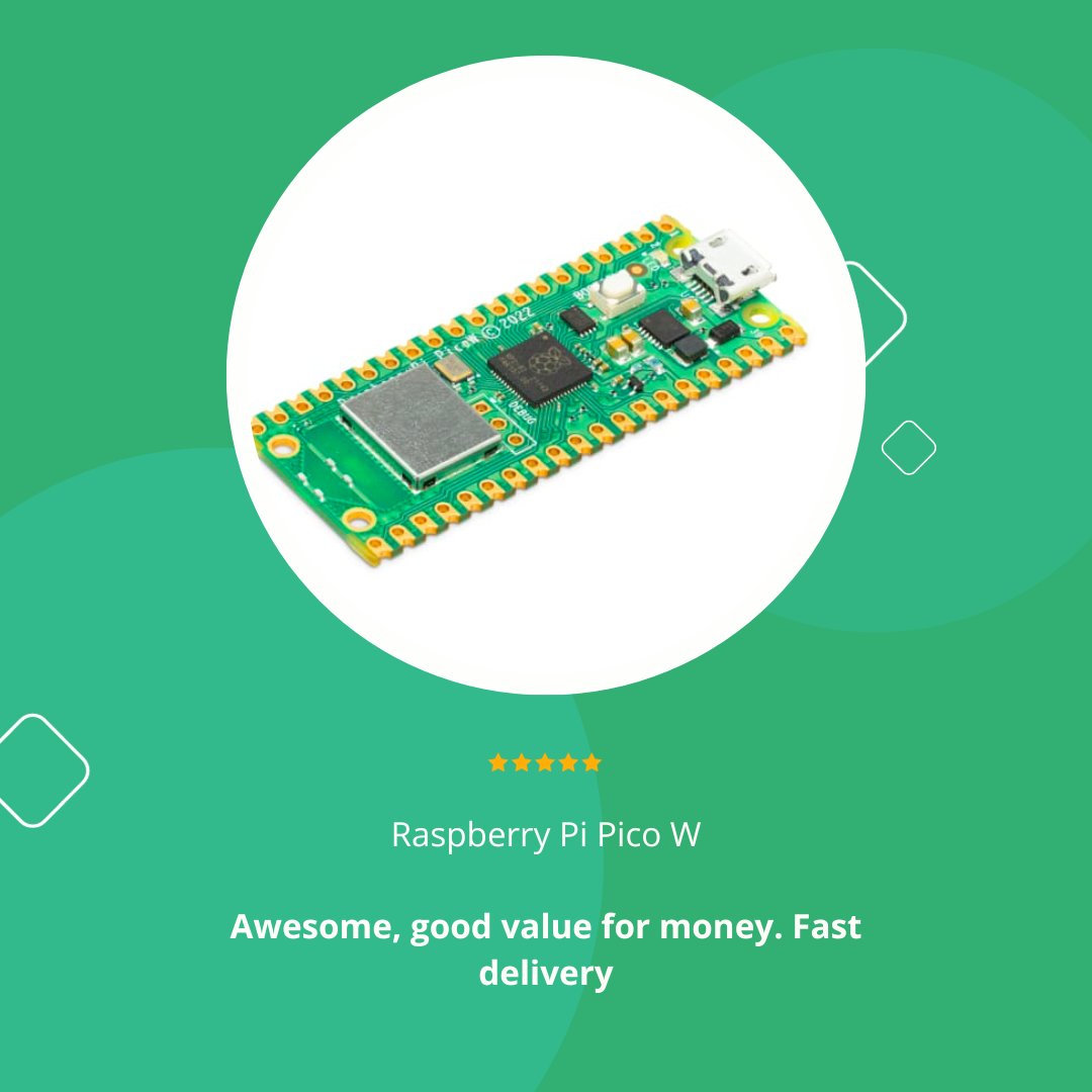 The Raspberry Pico W - A high performance, low-cost microcontroller-class board.
tinyurl.com/24bad6pk
#raspberrypipicow #wirelessmicrocontroller #armcortexm0 #infineoncyw43439 #wifi #coolcomponents