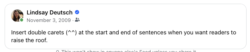 Journalism would have been more fun if we'd listened to 2009 me instead of the AP Stylebook