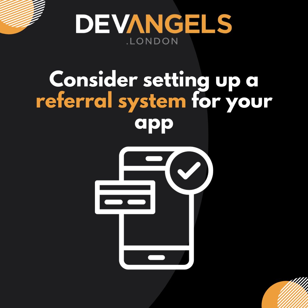 DevAngelsLtd's tweet image. Word-of-mouth marketing is a valuable tool for new app releases, and a referral system can be one of the most effective ways of taking advantage of that.

What kind of incentives would you consider offering?

#flutterexpert #appdevexpert #appdev #flutter #flutterdev #mobileapp