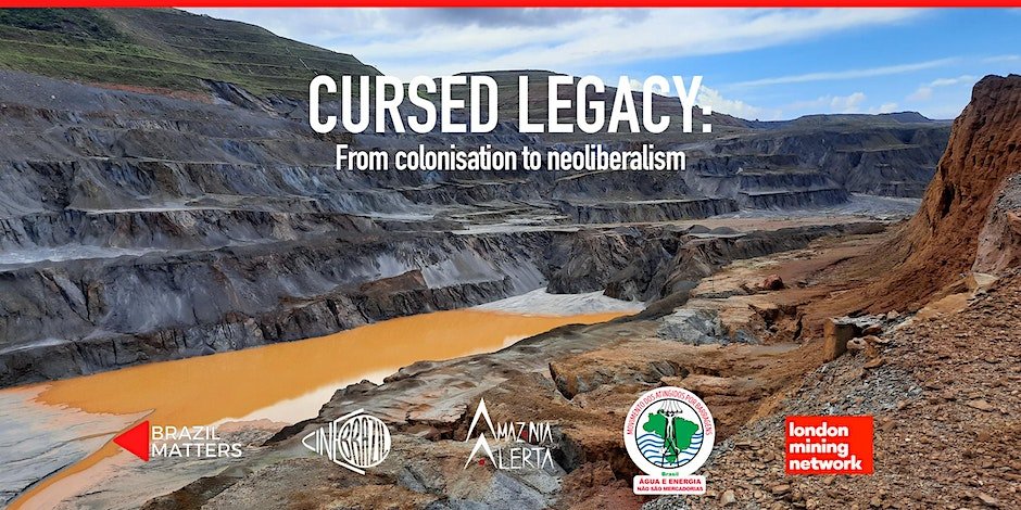 The Samarco Dam Disaster 8 years on - The impact of mining on the environment and those living in rural and Indigenous communities in Brazil
Sun, 5 Nov, Candid Arts Trust
3-5 Torrens Street London EC1V 1NQ
Register here: eventbrite.co.uk/e/cursed-legac…