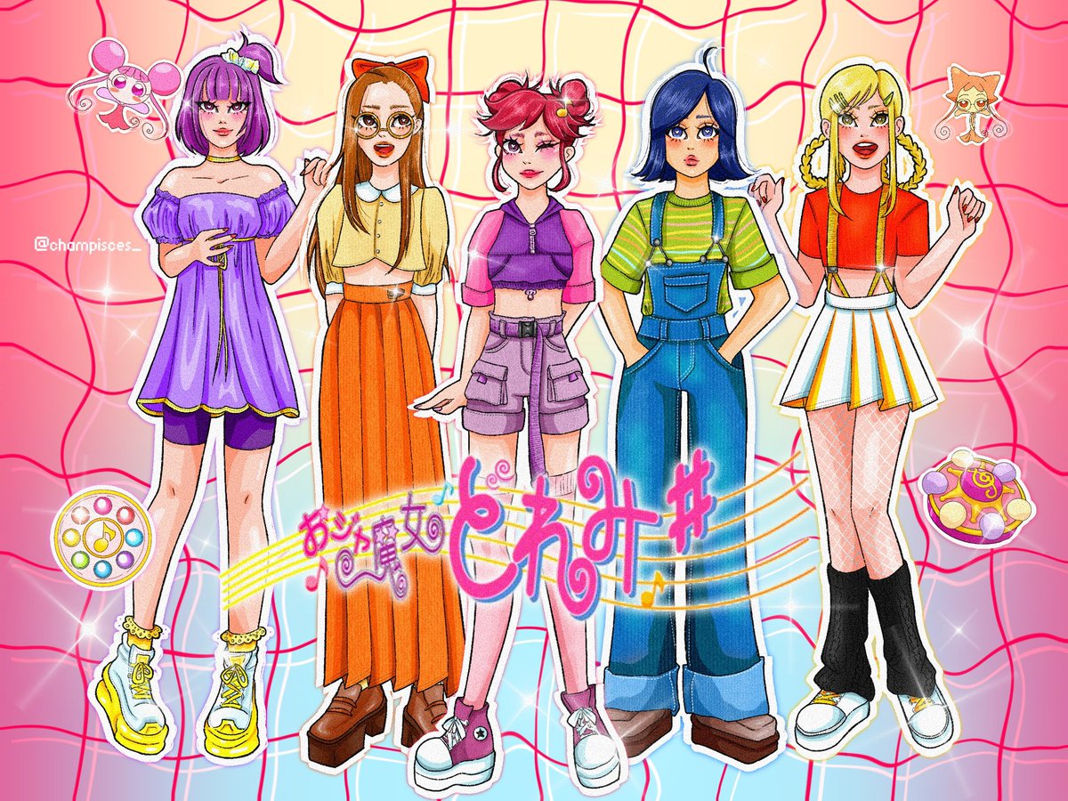champisces_'s tweet photo. Magical Doremi 🌟💜

#magicaldoremi #doremimagique #ojamajodoremi #procreate #artoftheday #artist https://t.co/MJEn6dNUVD