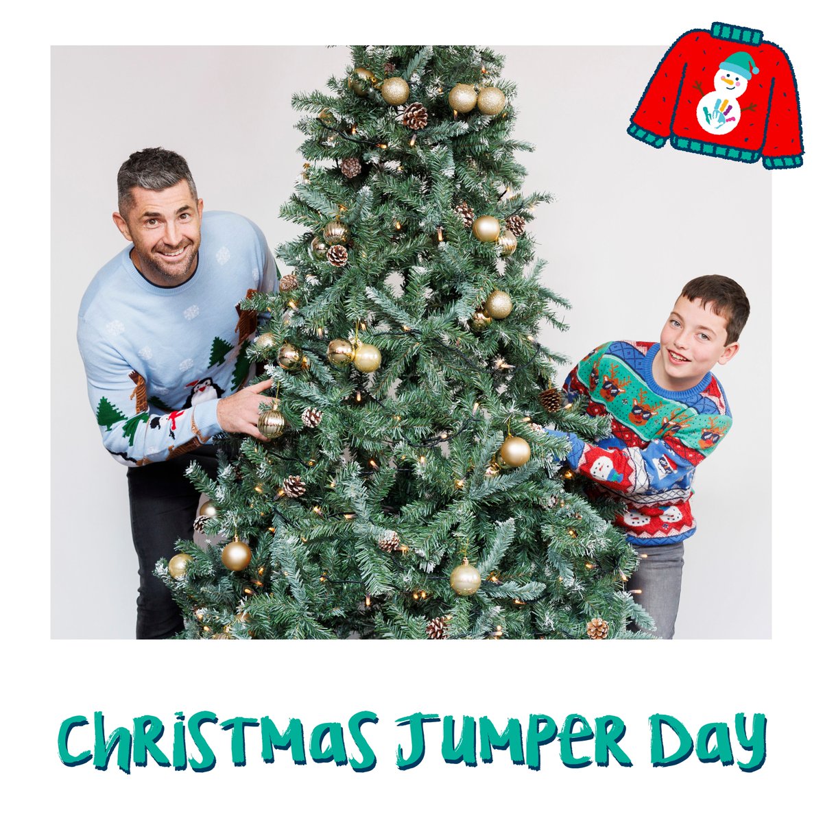 Children's Health Foundation (@chfireland) on Twitter photo Christmas Jumper Day is almost here!๐
Childrenโs Health Foundation Ambassador, <a href="/KearneyRob/">Rob Kearney</a> teamed up with Iarla Thompson, a <a href="/CHI_Ireland/">Children's Health Ireland</a> patient to launch our festive fundraiser. Will you hold a Christmas Jumper Day on Friday 8th December?
Sign up at bit.ly/47f1vk2 Christmas Jumper Day is almost here!๐
Childrenโs Health Foundation Ambassador, <a href="/KearneyRob/">Rob Kearney</a> teamed up with Iarla Thompson, a <a href="/CHI_Ireland/">Children's Health Ireland</a> patient to launch our festive fundraiser. Will you hold a Christmas Jumper Day on Friday 8th December?
Sign up at bit.ly/47f1vk2