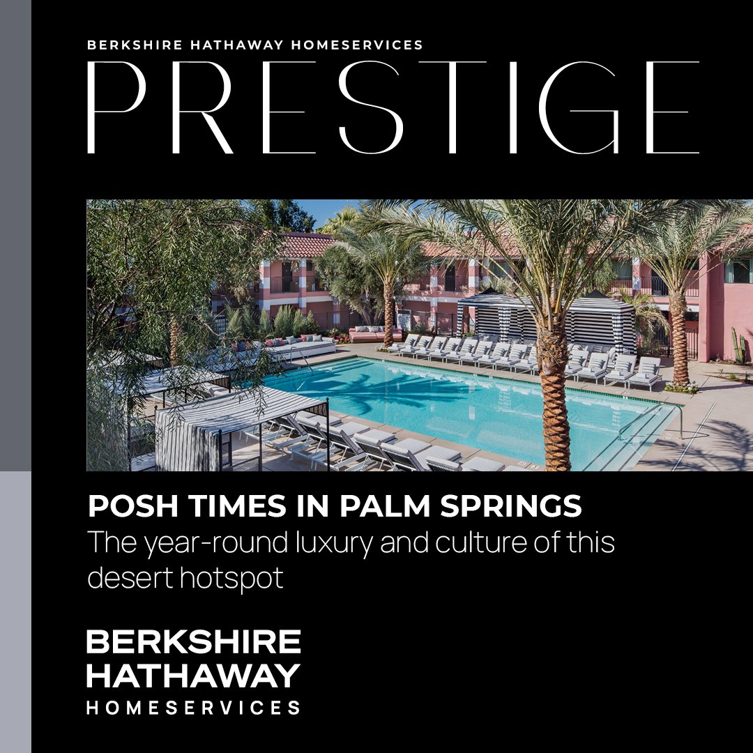 The timeless charm of Palm Springs offers endless activities year-round. Learn the best places to sightsee, watch the sunset, dine in Michelin-star restaurants, and ...

#PalmSprings #PrestigeMagazine

auburnopelikaalrealestate.com/posh-times-in-…