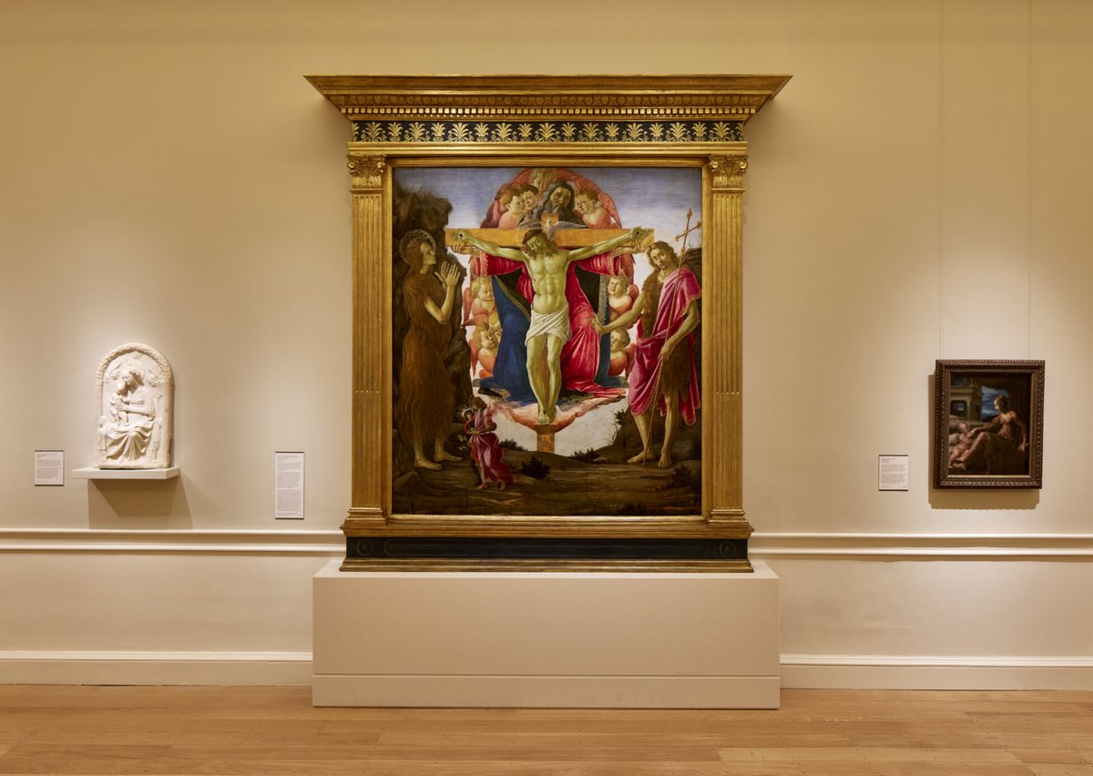 CourtauldRes's tweet photo. Ever wanted to know more about Sandro Botticelli’s ‘Trinity Altarpiece’?

Tune into #CourtauldCast where Chief Conservator @TheCourtauld, Graeme Barraclough and Reader in Italian Renaissance Art Dr Scott Nethersole discuss its recent conservation 🔬

https://t.co/YOGYfpd6Dp https://t.co/VkOtYmMT0c