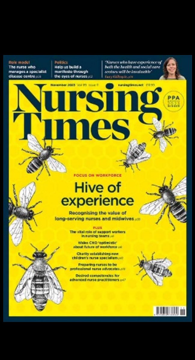 midwifescholar's tweet photo. 🇬🇧Made it to the cover of the Nursing Times with an opinion piece on the role of the Long-serving nurses and midwives!
🇪🇸Mi publicación sobre enfermeras y matronas experimentadas en la portada del Nursing Times! 
#WorkforceSpecialEdition  #LongServingNursesMidwives https://t.co/DUF7HRCkvf