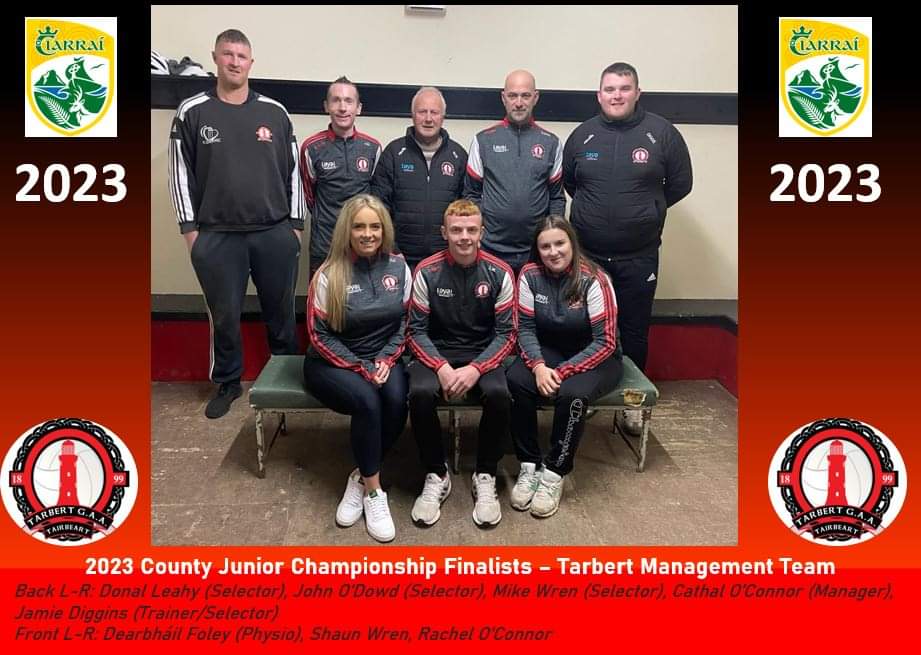 TarbertGAAClub's tweet photo. COUNTY JUNIOR CHAMPIONSHIP FINAL.

Best of luck to Cathal and his management team in Sunday's final.

#HTLH https://t.co/i1VuLQxd4x