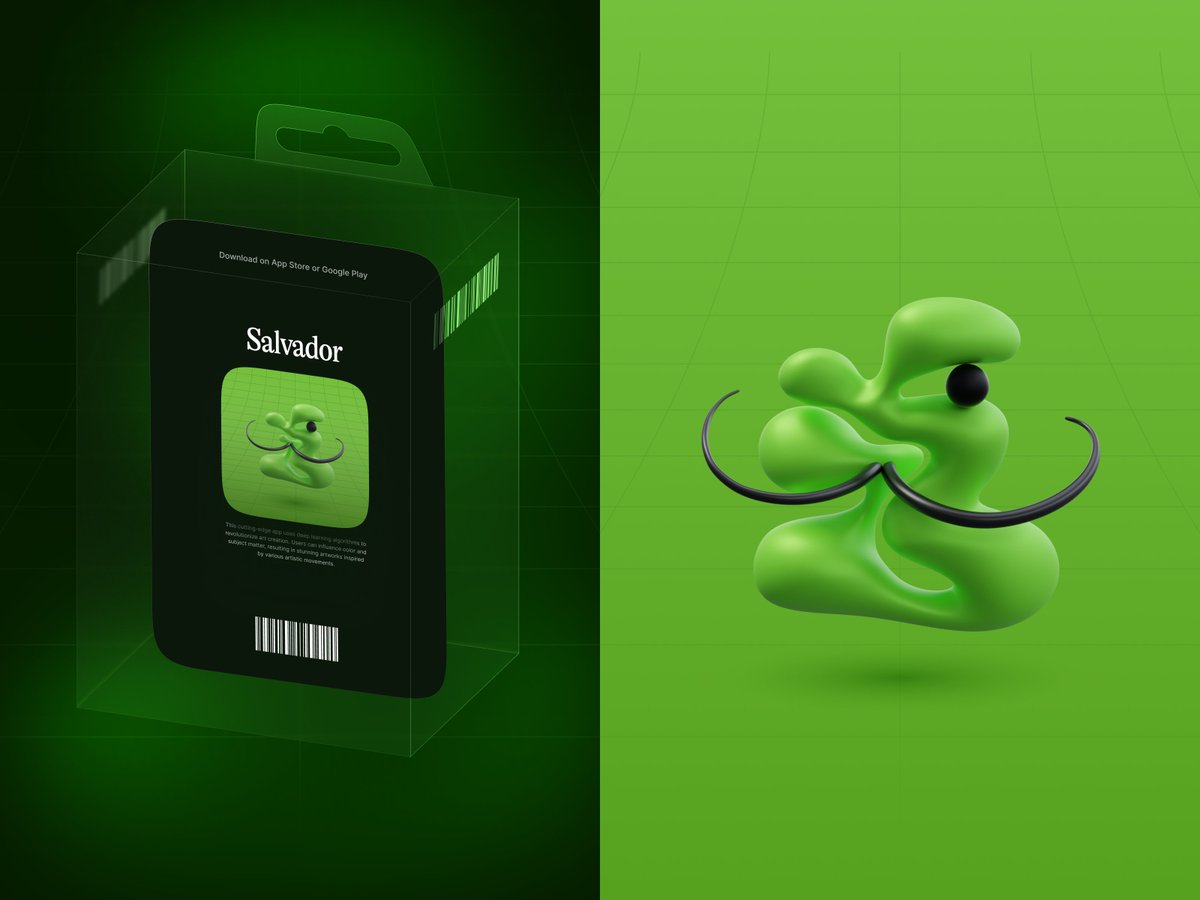 Old app icon concept designed with <a href="/Arisha_Sav/">Ary Ptuška Sava</a> for an app called Salvador 👨‍🎨✨