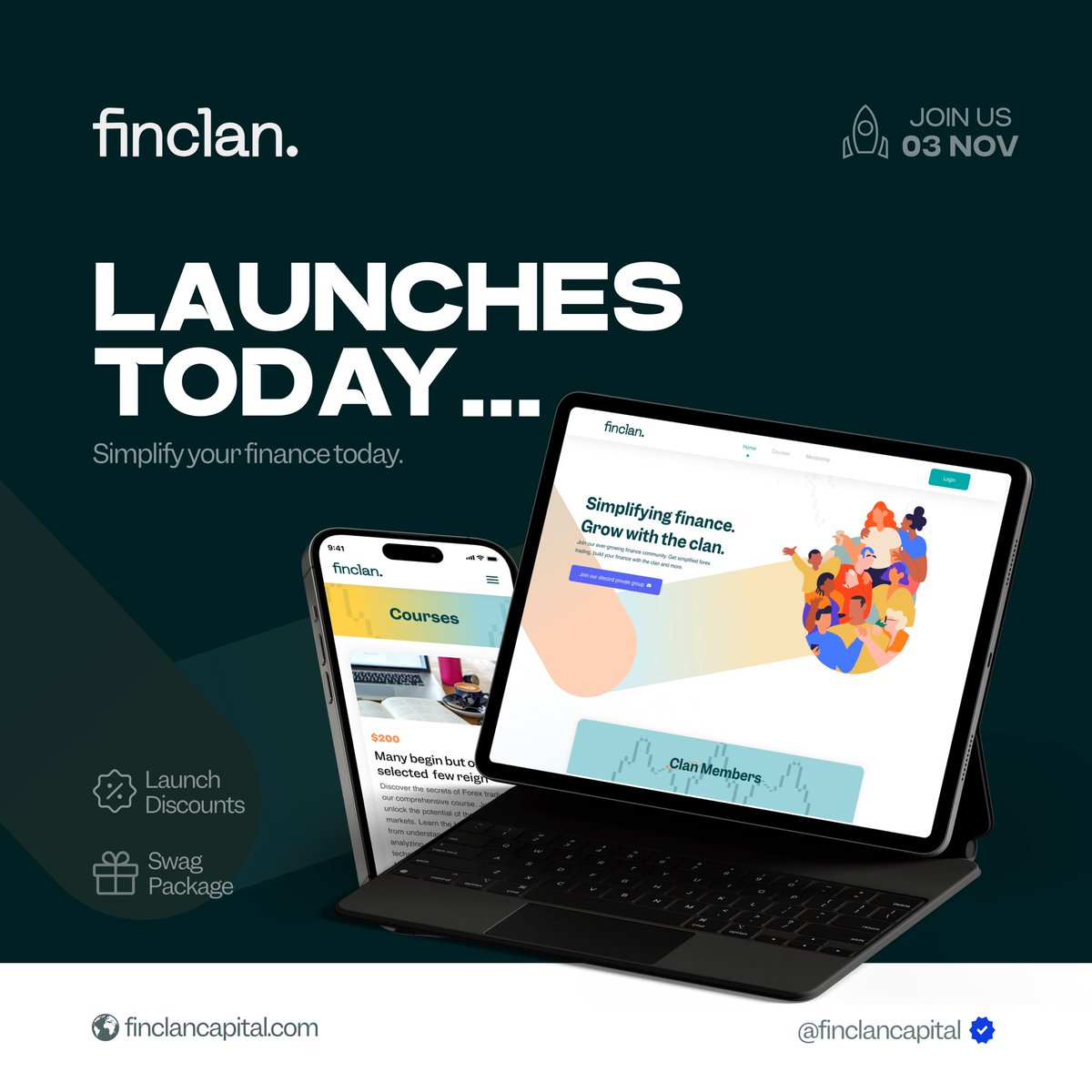promisenakpan's tweet photo. Can we get 1000 people to quote this tweet with #Finclanlaunch? 

Let's try 🙏🏾 

Tag your friends, and let them use the hashtag. Thank you. https://t.co/cyKn0tzdFx