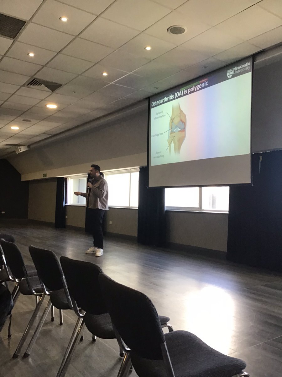 Richy Hetherington (@richyncl) on Twitter photo Great to see one of last yearās #nepg organising committee back to present their research <a href="/JackBRoberts/">Jack B. Roberts</a> giving a fantastic talk about how they altered methylation of DNA to test epigenetic influence on osteoarthritis #nepg2023 Great to see one of last yearās #nepg organising committee back to present their research <a href="/JackBRoberts/">Jack B. Roberts</a> giving a fantastic talk about how they altered methylation of DNA to test epigenetic influence on osteoarthritis #nepg2023