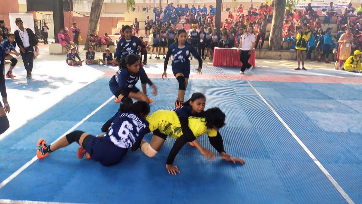 kvsrojammu's tweet photo. Some more Glimpses from Day 2 (Kabaddi) Events of 52nd KVS National Sports Meet 2023 hosted by Kendriya Vidyalaya Sangathan Jammu region region at various venues. https://t.co/x7BhnNDg93