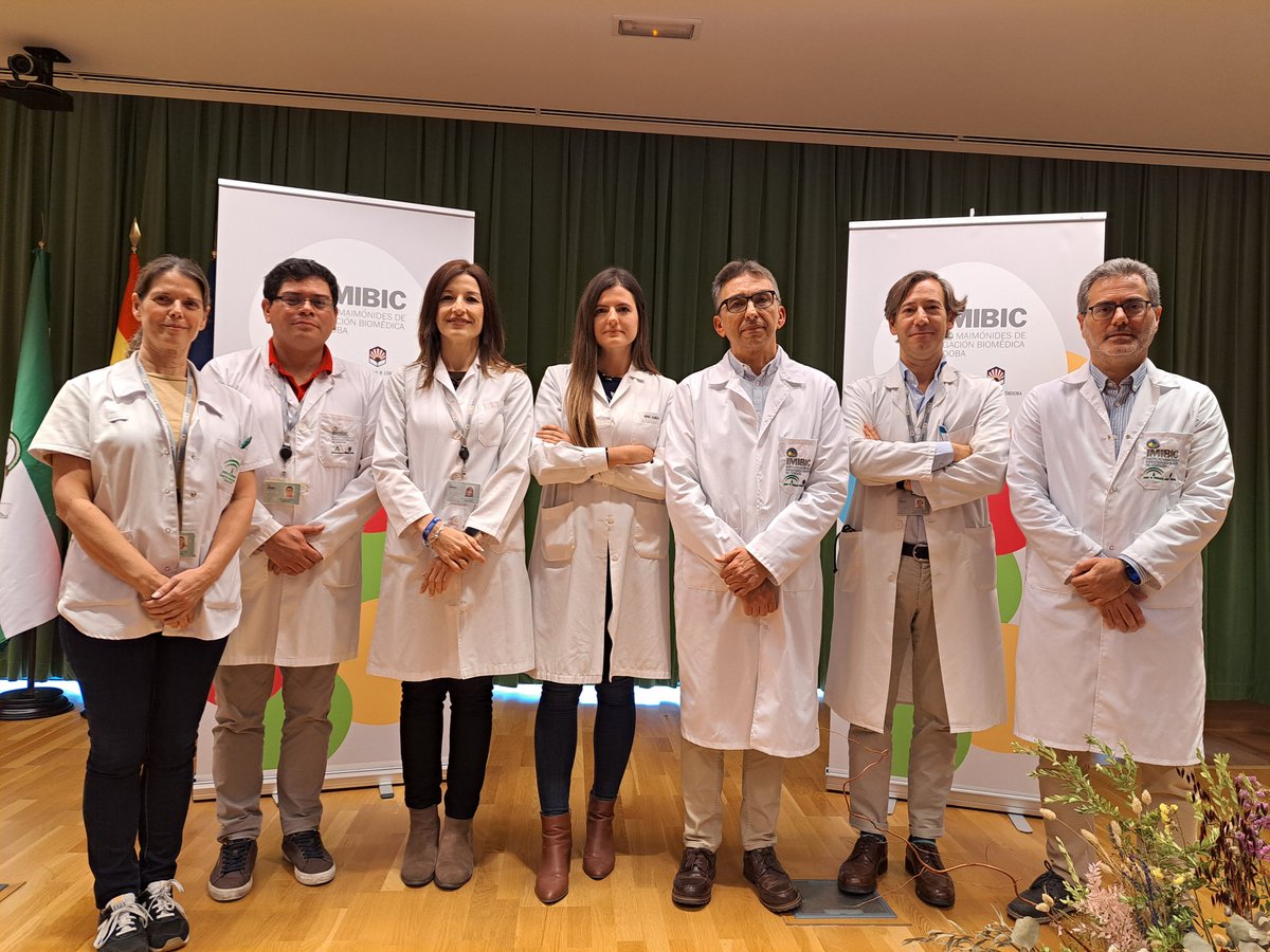 IMIBIC's tweet photo. 📢Finalizamos la semana con un gran avance‼️
Investigador@s del IMIBIC, del @HUReinaSofia y de la @Univcordoba demuestran que la longitud de los telómeros tiene un papel fundamental en la progresión del daño arterial en pacientes con enfermedad coronaria
📰https://t.co/IV1eFHQzup https://t.co/g7jtwtZhVF