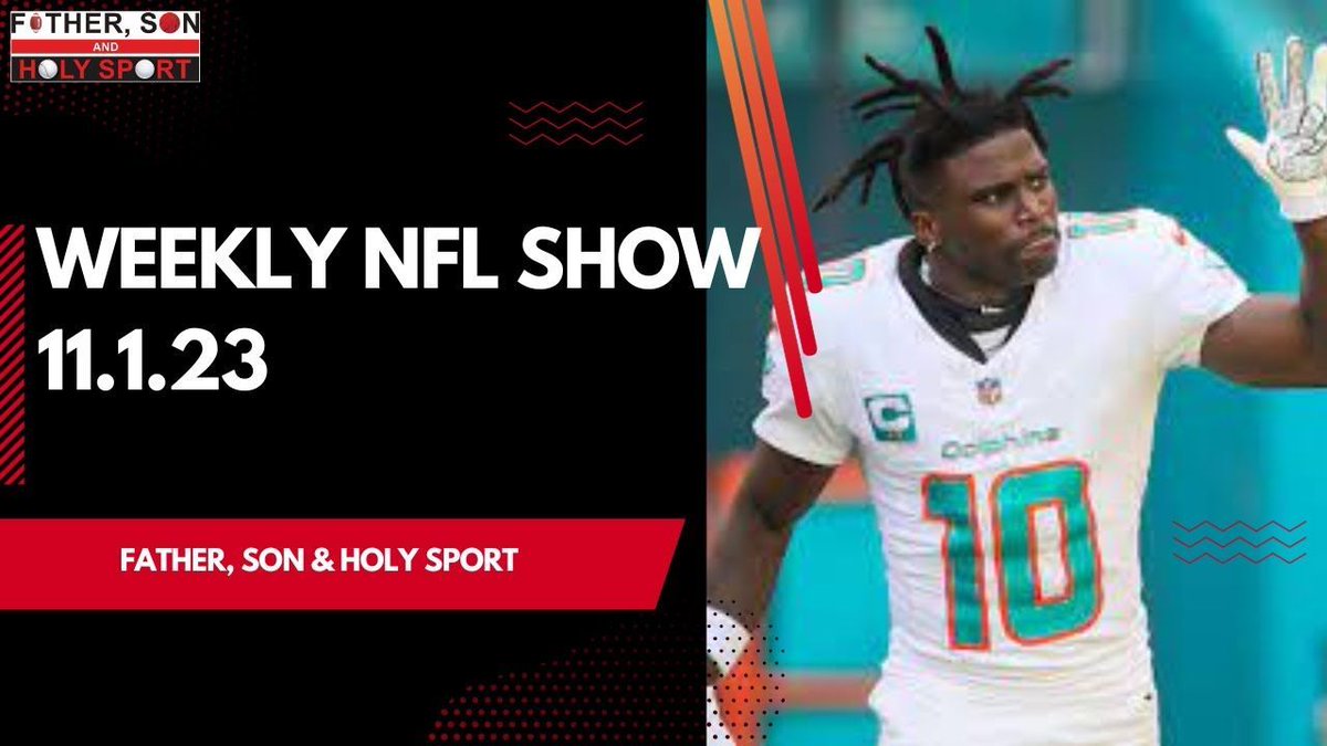 Our weekly Father Son and Holy Sport NFL video podcast is live! Get ready for an entertaining ride as our father-son duo dives into Week 9 NFL action. Check out the latest episode: buff.ly/46XSUSP #NFLpodcast #NFLbets #NFLfantasy #FootballFans #FatherSonandHolySport