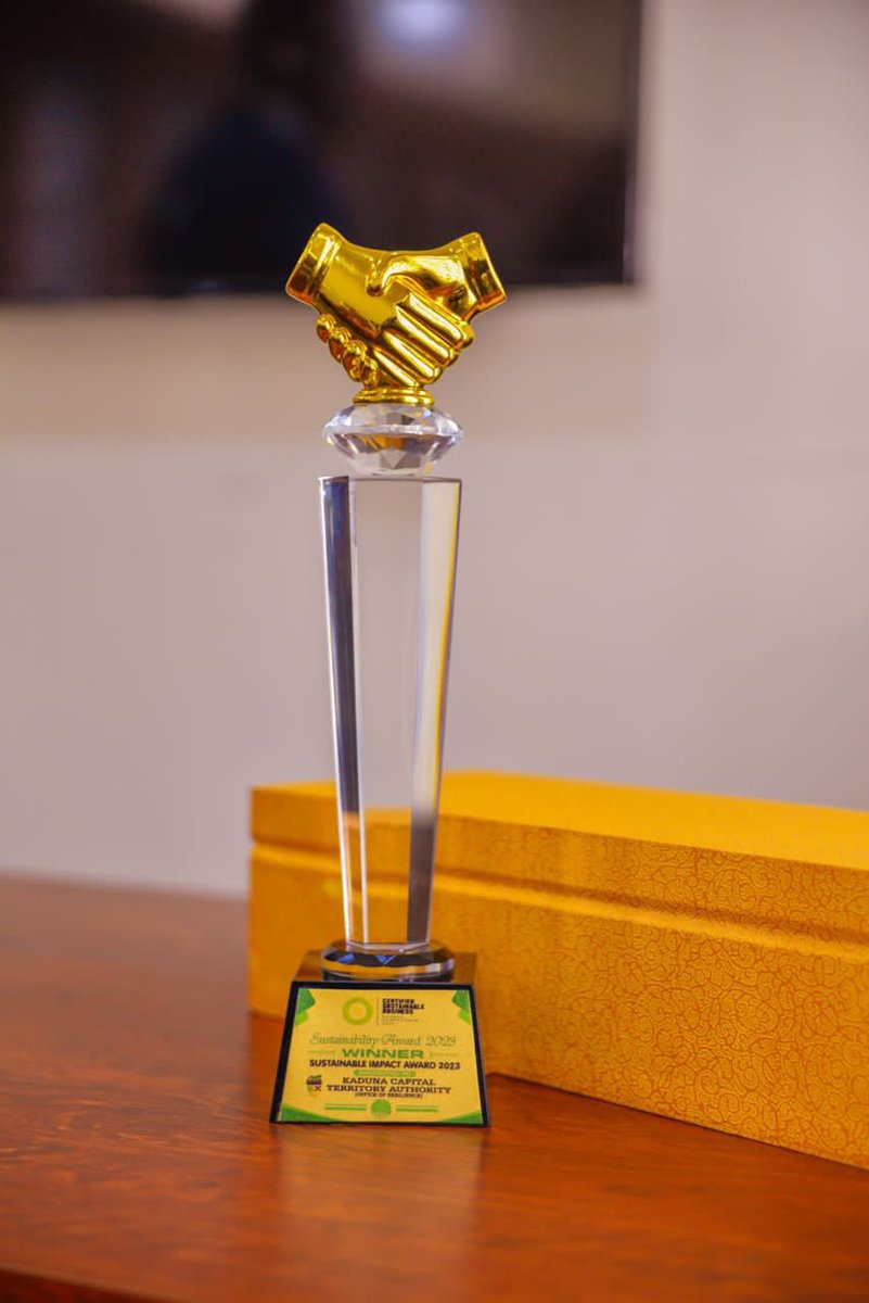 Sustainability impact is our mission – creating lasting positive change in the lives of the residents of Kaduna, transcending generations. 🌍 Many thanks to the Certifiable Sustainable Business Group (@csb_globalconference) for this recognition. Hearty cheers to the team!