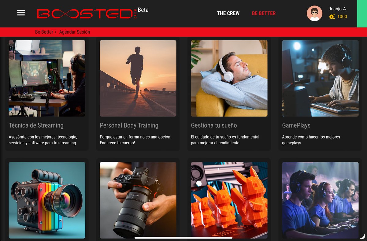 Cada día más satisfechos con el aspecto que está tomando <a href="/boosted_better/">Boosted Crew</a> 🚀 Proyecto singular donde los haya, construido sobre la tecnología de BHD. Si no lo conoces aún, te animamos a explorar en boostedcrew.com