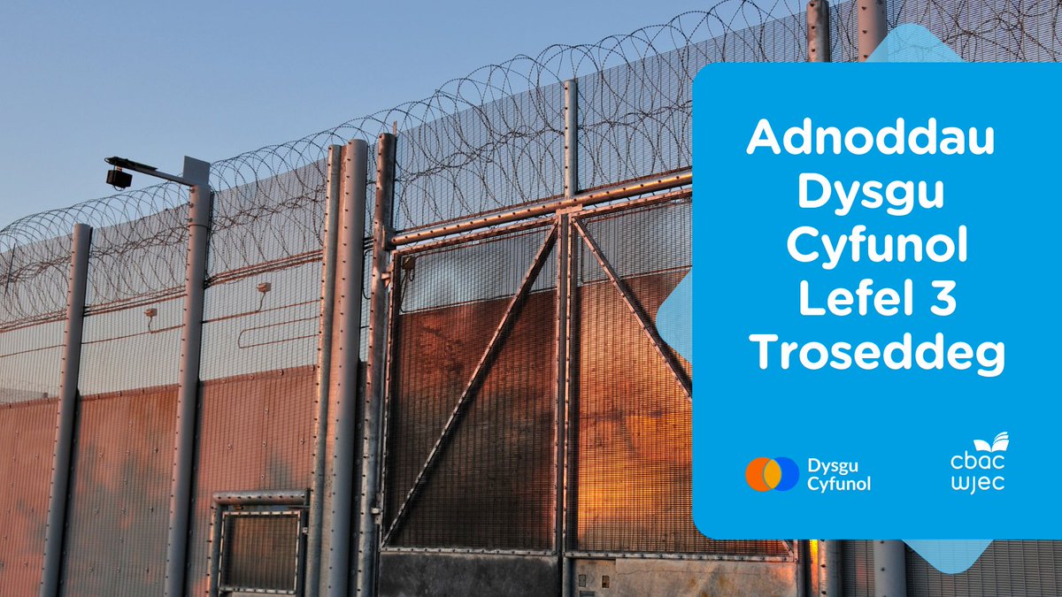 adnoddau_cbac's tweet image. Mae'r adnodd hwn yn cynnwys cynnwys hunanarfarnu rhyngweithiol i gefnogi dysgwyr i bontio'r bwlch rhwng Lefel 3 a Lefel 4 Troseddeg.

Pwrpas yr adnodd yw cyfuno dysgu wyneb yn wyneb traddodiadol gyda phecyn dysgu ar-lein.

resources.wjec.co.uk/Pages/Resource…

#Lefel3 #Troseddeg