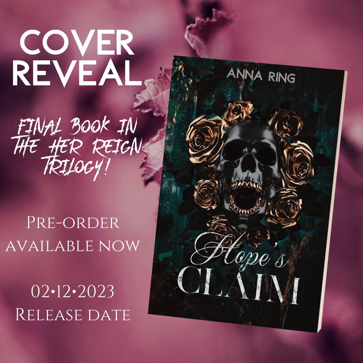 ByAnnaRing's tweet image. Absolutely in love with it and I can’t believe it’s the end 🥹 #bookseries #BookRecommendation #darkromance #coverreveal