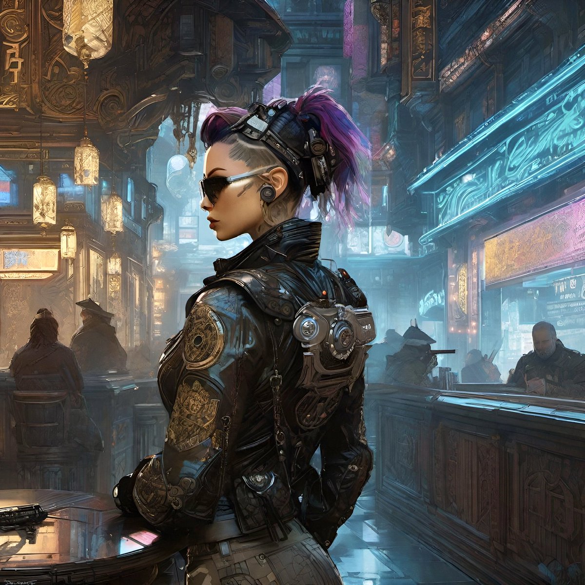 Delerat7's tweet photo. The Meet
#ai #aiart #aiartcommunity #AIArtistCommunity #aiartist #GenerativeAI #generativeart #fantasyart #sciencefantasy #AIgirl #cyberpunk2077 #Shadowrun #cyberpunk #scifiart #sciencefiction #FridayMotivation #FridayFeeling #FridayVibes #fridaymorning #fridaymood https://t.co/uET4sKh0az