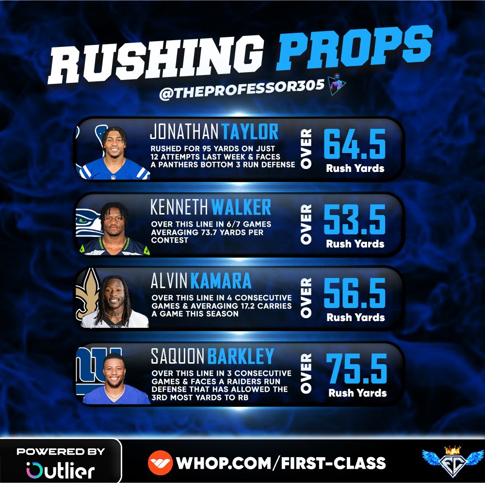 TheProfessor305's tweet photo. 🎯NFL Prop Targets 

💎➡️ https://t.co/KoZFSda1XE https://t.co/SxIbTeopz1