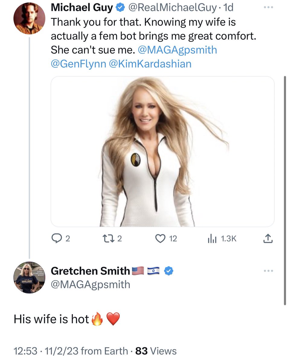 LadyLQueefs's tweet image. Gretchen Smith, lesbian 

#CodeOfVets