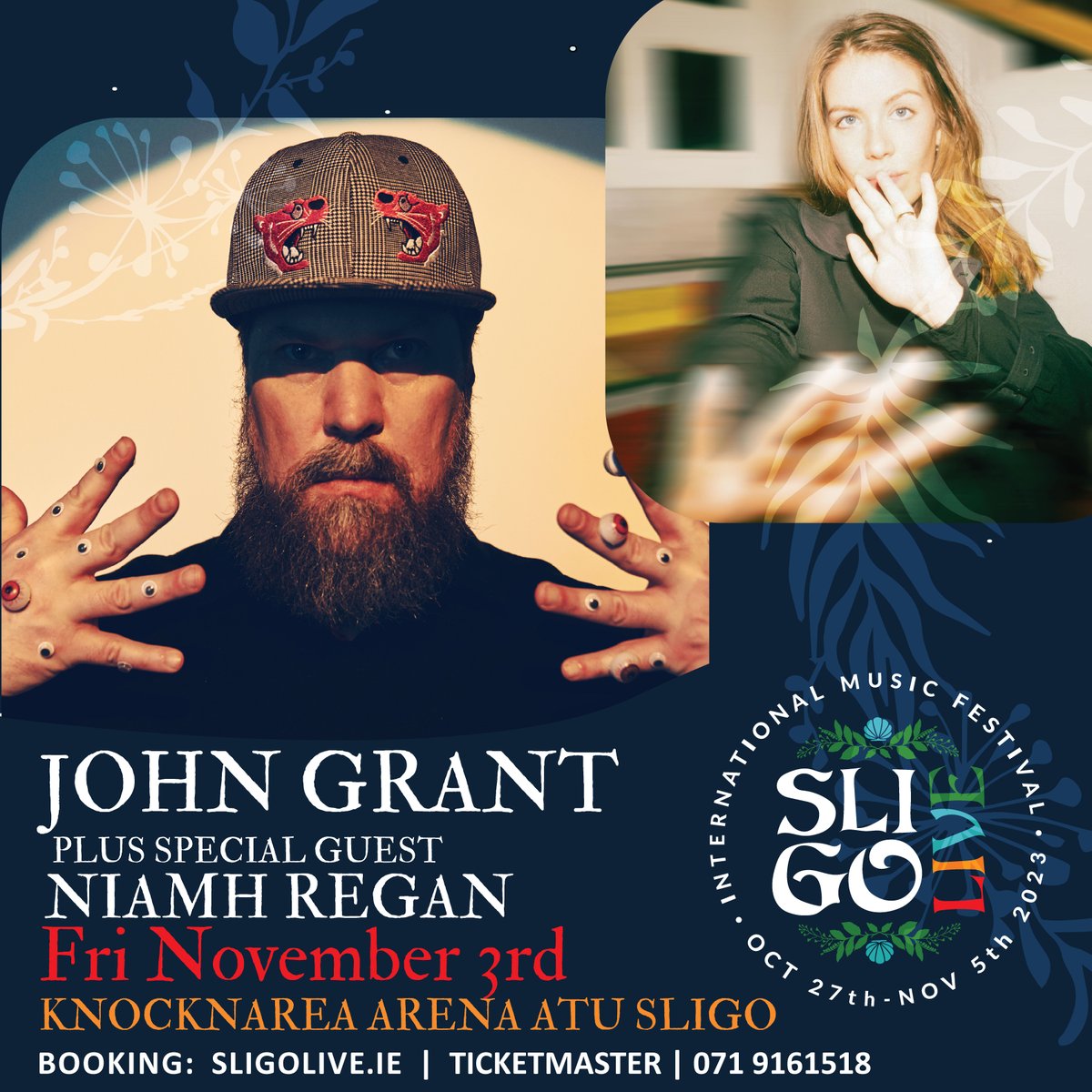 Day 7 of Sligo Live is here! 🌟 See what's happening today and be part of the festival magic! 
Friday Nov 3rd, don’t miss…