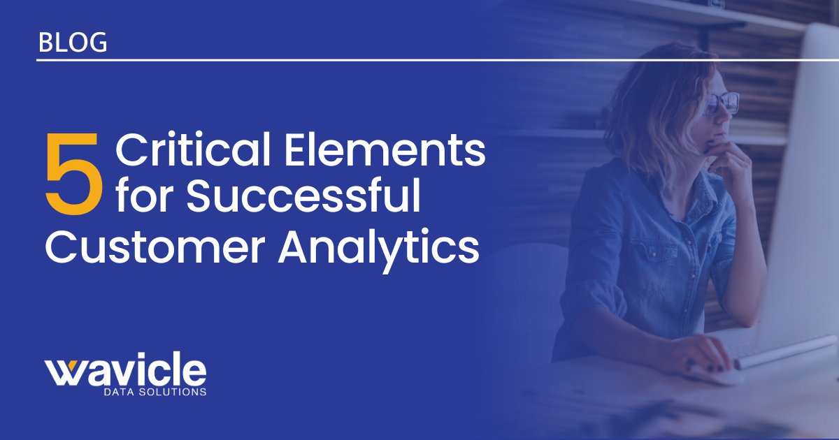 Customer analytics are often complex and require processing high volumes of data. Check out five key elements for making your customer analytics program a success: hubs.la/Q027CRtF0

#customeranalytics #customerdata #analyticstips