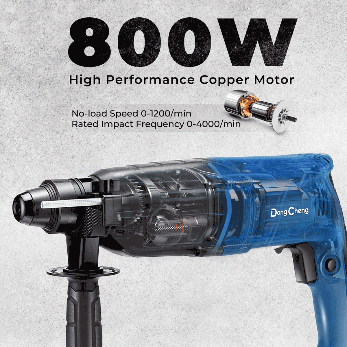 Supercharge your construction projects with the rotary hammer #DZC05-26B! 💥🔨
Equipped with an 800W copper motor, this powerful tool ensures high-quality, stable performance and precision. Enhance your toolkit and achieve more in less time!

#DongChengTools #RotaryHammer