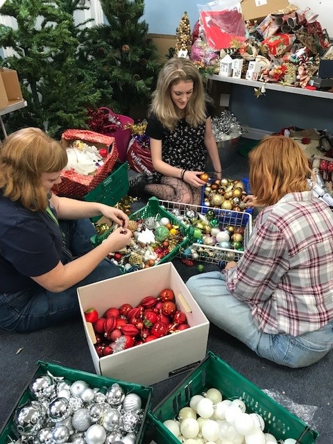 Thank you so much Scrap Space for providing a wonderful volunteering experience for Concordia Youth Action. Young people spent two days of their half-term sorting Christmas decorations, adding to the 10 tonnes of already recycled materials by this project. 🎁♻️ #christmasspirit