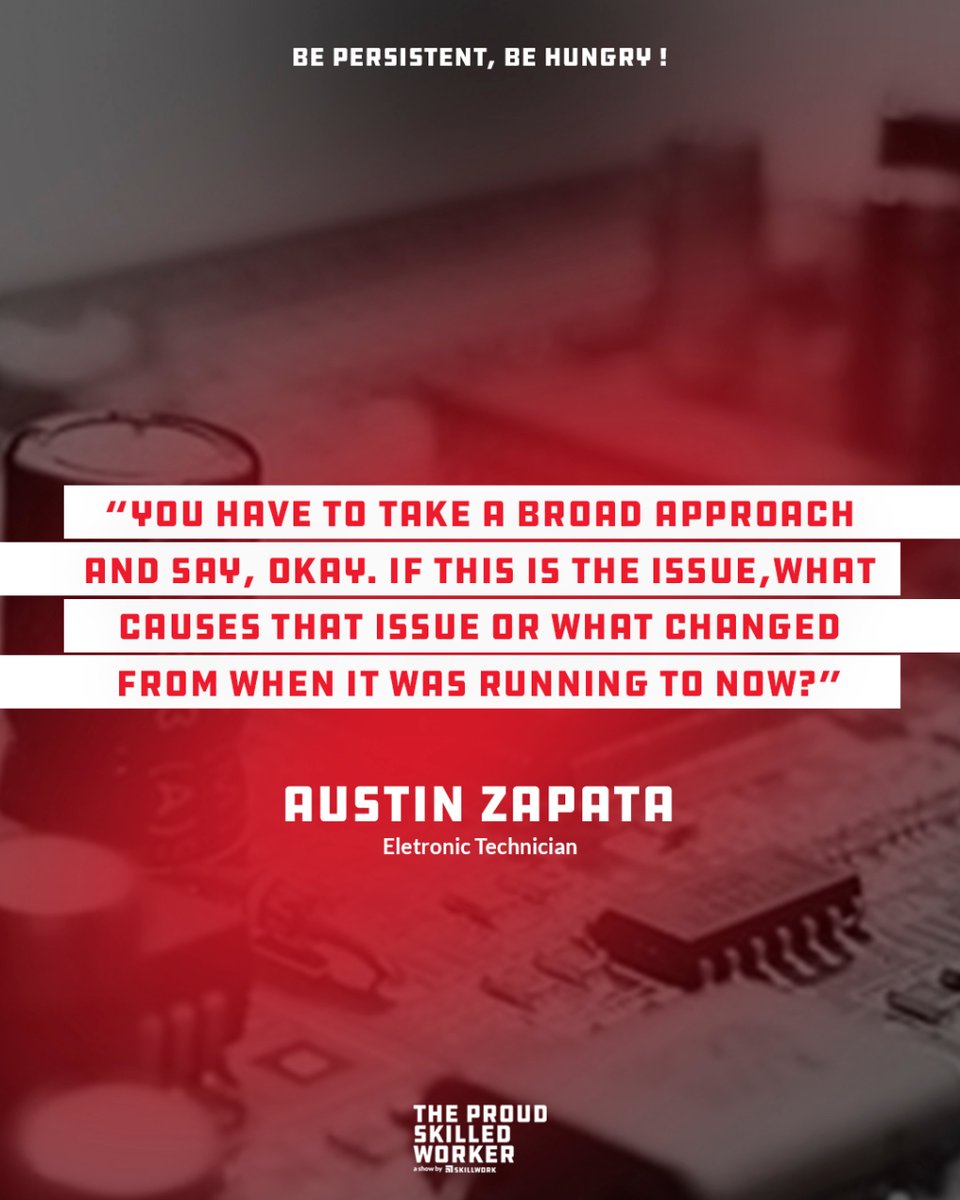 SkillworkCo's tweet image. What changed from when it was running to now? 🤔 Austin Zapata talks about the importance of a broad approach in troubleshooting. Full episode on YouTube. #ElectricTechnician #ProblemSolving #Skillwork 🎥