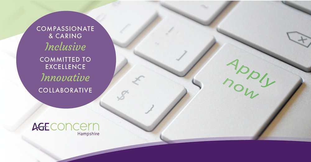 We employ staff and volunteers who come from all walks of life to offer friendship, support and information to our service users.

Join our amazing team: ageconcernhampshire.org.uk/work-for-us/

#WorkForUs
#AgeConcernHampshire
#CharityWork