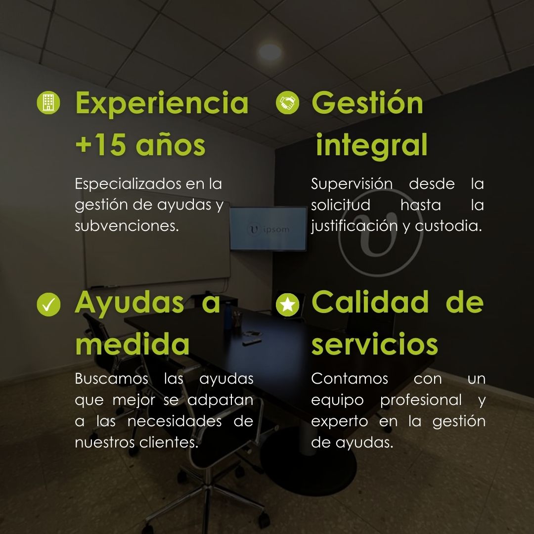 ipsom_es's tweet photo. En @ipsom_es contamos con una experiencia de más de 15 años en la gestión de #ayudas y #subvenciones a fondo perdido. 👨‍💼👩‍💼

Puedes contactar con nosotros para recibir asesoramiento y ayudarte en la gestión y optimización de tus proyectos👉https://t.co/VbVl92Dl71

#ipsom #contacto https://t.co/M0sSqhOzWi
