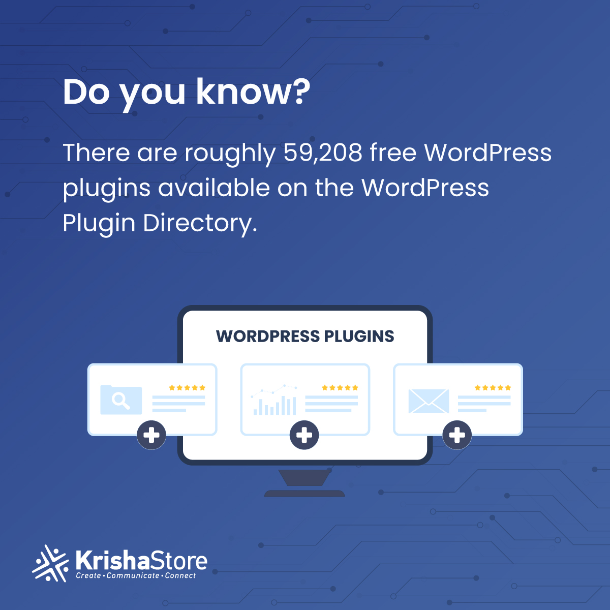 Have you chosen your go-to plugin from the directory?
 
#doyouknow #stats #wordpressplugins #wordpress #directory #wordpressdirectory #plugins #wordpressdevelopers #website #KrishaStore